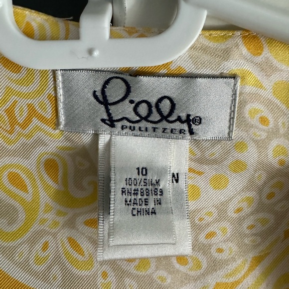 Lily Pulitzer Beautiful Silk Top - Picture 11 of 11